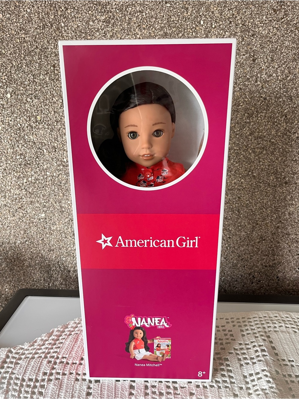 American Girl Nanea Mitchell Doll in Pink and Red Box